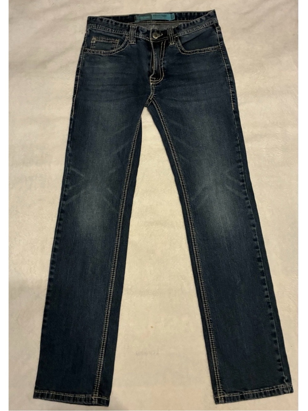 Rock&Roll Denim Men’s Jeans Slim Straight Leg Size 29x34 Medium Wash MIR3486